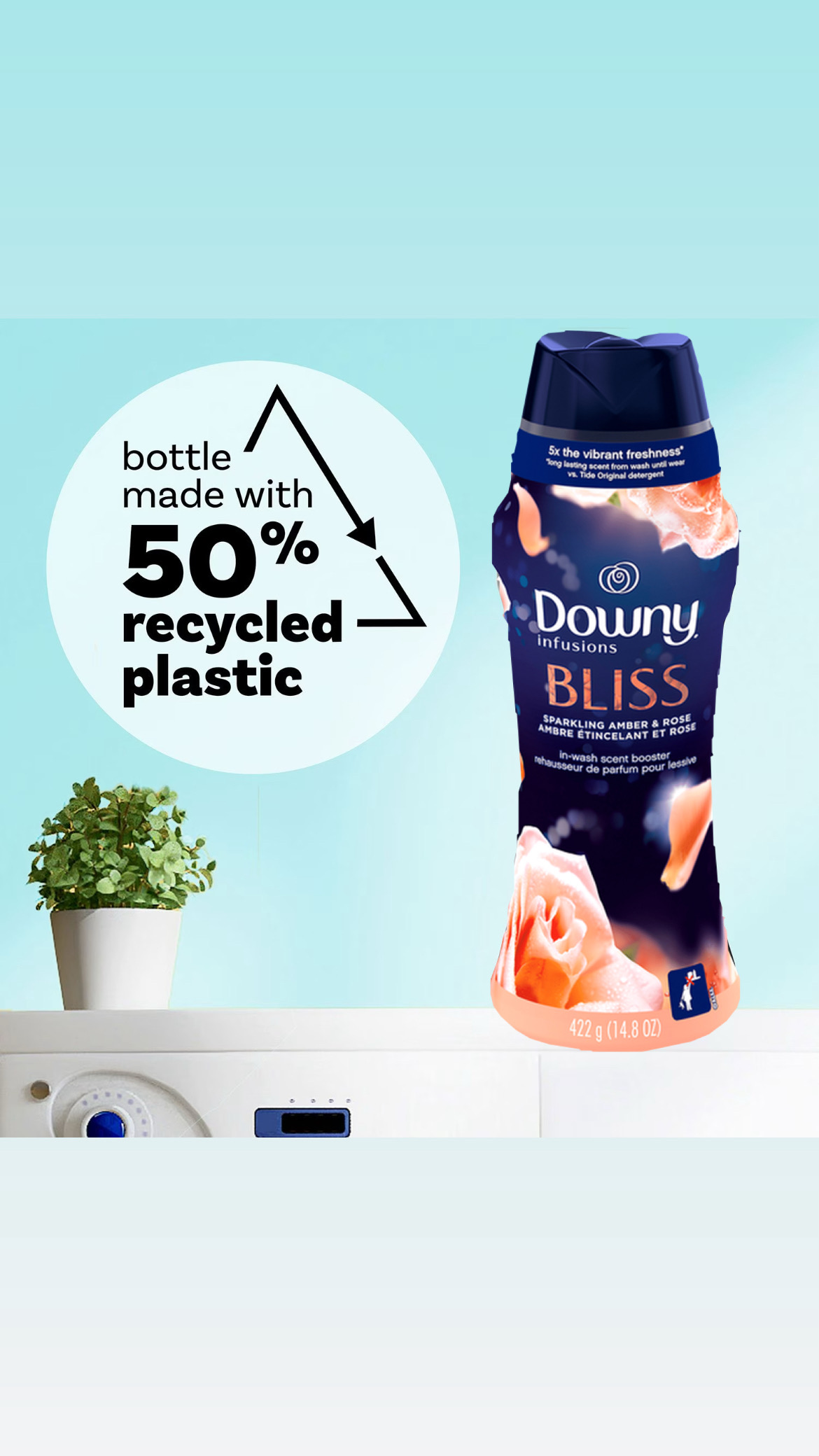 Sparkling amber&rose 680g