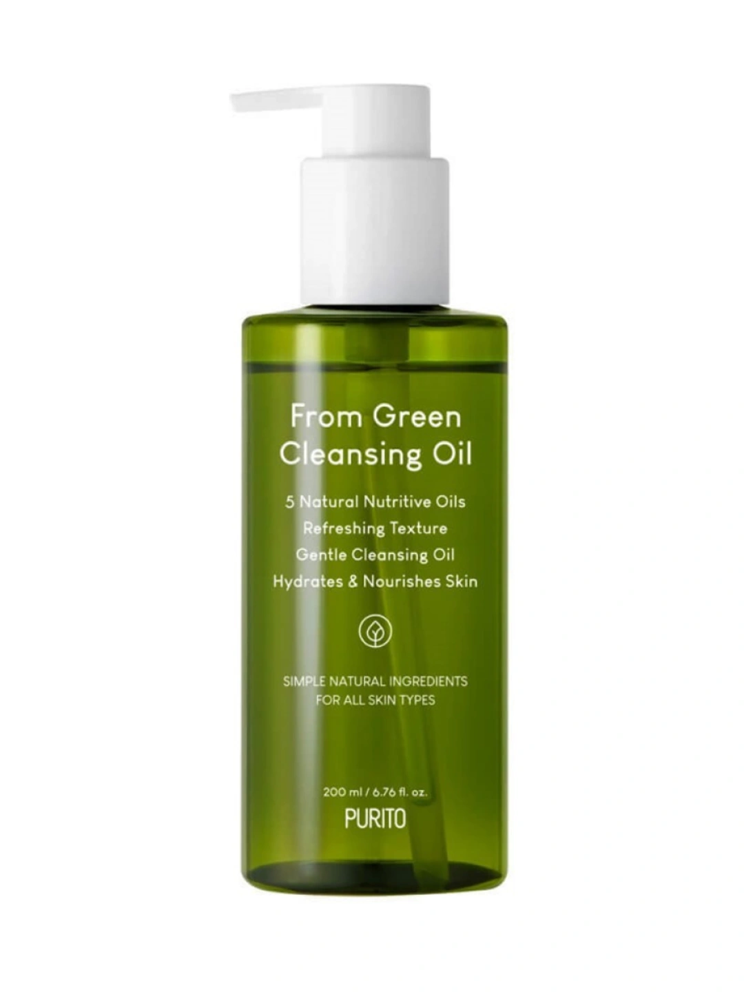 From green cleansing oil